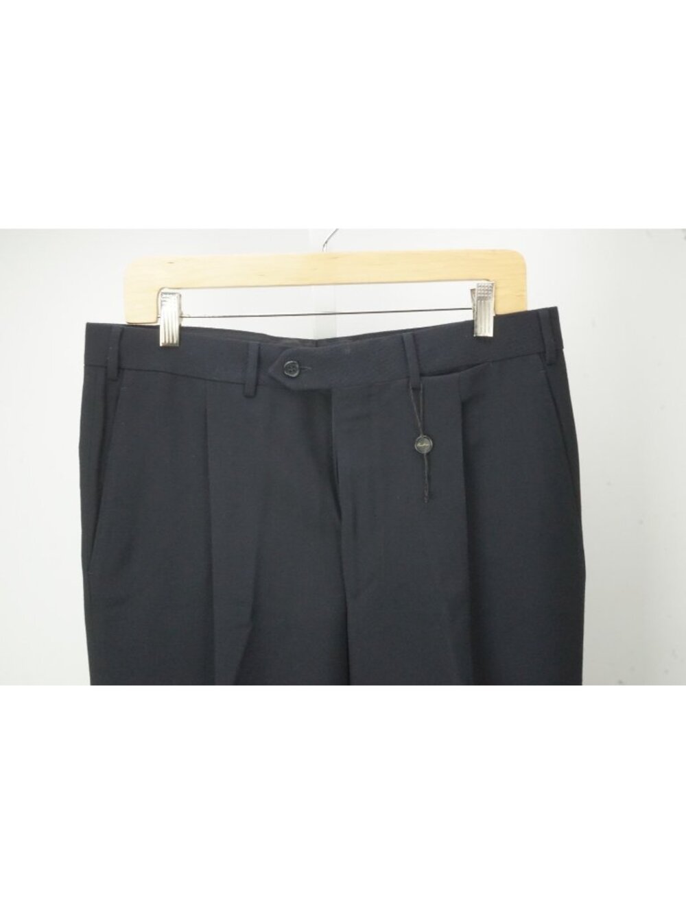 Corneliani Master Dark Blue Woven Mens Dress Pants Sz 50 EU BRAND NEW